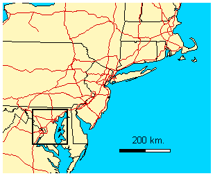 Baltimore-Washington study area